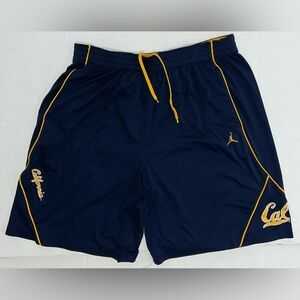 Vintage Jordan University California Berkeley Golden Bears Gym Shorts Large Y2k